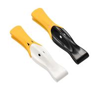 Lot De 2 Pinces De Cuisine En Forme De Bec De Canard, Ustensiles De Cuisine Créatifs, Pinces Alimentaires Intéressantes, Pinces En Silicone, Pinces Alimentaires Anti-Brûlure