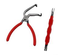 Lot de 2 pinces de déconnexion électrique, construction en acier au carbone, mâchoires réglables pour tâches de câblage automobile, poignée antidérapante pour réparation de SUV et de camion (2 pièces)
