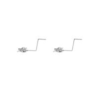 Lot de 2 pinces de défilé en métal pour saxophone