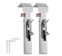 Lot de 2 pinces de fixation de tiroir pour un montage sécurisé du panneau avant sur les tiroirs en bois à l'aide d'un mécanisme de réglage à pression rapide