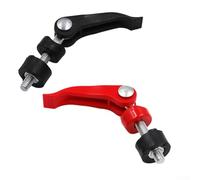 Lot de 2 pinces de fixation pour coupe-carreaux - Fixation à vis à dégagement rapide avec filetage de 6 mm, construction en acier inoxydable et plastique, 55 x 56 mm