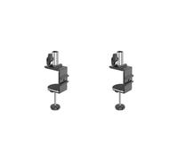 Lot de 2 pinces de fixation pour table - Bras de fixation robuste pour la lecture de discours à la maison