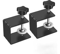 Lot de 2 pinces de fixation universelles pour tiroir de menuiserie, matériel de menuiserie, pinces de fixation pour réparation de meubles, tiroirs, armoires (noir)