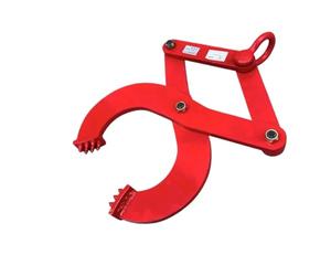 Lot de 2 pinces de levage en acier robuste pour tirer des palettes, du bois et d'autres choses facilement très résistantes