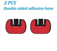 Lot de 2 pinces de montage pour casque de moto Bluetooth V6 Pro/V4 PLUS, avec ruban adhésif double face