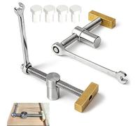 Lot de 2 pinces de serrage pour établi de table - 20 mm - Pour le travail du bois - Pince de serrage pour établi de travail - Pince pour chien - Pince pour le travail du bois - Support bas pour établi