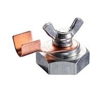 Lot de 2 pinces de soudage magnétiques 6 x 4 x 4 cm Caractéristiques métalliques * Pince de mise à la terre simplement dans un endroit pratique (petit)