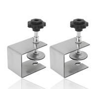 Lot De 2 Pinces D'installation Pour Façade De Tiroir, Réglable Pince C Pince de du Tiroirs,Pince Universelle En C Pour Gabarit De Quincaillerie D'armoire, Pour une Installation Précise Et Rapide
