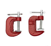 Lot de 2 pinces en acier pour mini G conçues pour le travail du bois, le serrage du métal et les applications de menuiserie avec mécanisme réglable