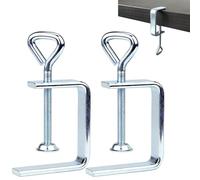 Lot de 2 pinces en C - Petit serre-joints en C - En acier inoxydable - Degré de serrage maximum : 50 mm - Pour le travail du bois, les pinces et les tendeurs, le soudage, la réparation automobile (50