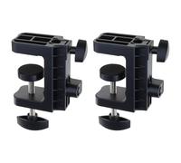 Lot de 2 pinces en C robustes avec bouton réglable - Pinces en C industrielles pour le travail du bois, le soudage, les pinces de table pour nappe