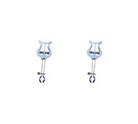 Lot de 2 pinces en métal pour partitions de trompette, lyre, partitions pour débutants