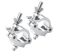 Lot de 2 Pinces Pour éclairage de scène, Accessoires D'éclairage de Scène, Pinces de Poteau à Dégagement Rapide, Crochets d'éclairage Pour Traverses de 42-51mm