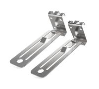 Lot de 2 pinces pour outils de parement pour installation de planche de 1,6 cm, portable et léger