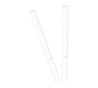 Lot de 2 pinces pour pupitre de piano en acrylique transparent pour partitions de musique - Clip pour page de livre - Pour musicien, compositeur, concert en plein air Weiting