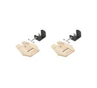 Lot de 2 pinces réglables pour table de bijoutier pour la fabrication de bijoux, sciage de style B