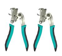 Lot de 2 pinces robustes pour voiture avec poignée ergonomique en PVC pour un démontage automobile efficace, convient pour les tâches de retrait de clips et de punaises