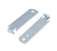 Lot de 2 pinces T-Post en acier multifonctionnel pour une configuration d' rapide, design ergonomique, antirouille