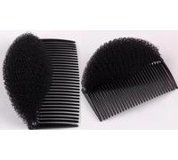 Lot de 2 pinces volumisatrices de cheveux noires pour femme - Accessoire de coiffure pour ruche et couronne