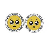 Lot de 2 pin's en émail avec inscription « It's Always Where's the Nurse and Never How's the Nurse »