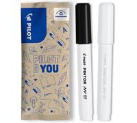 Lot De 2 Pintor - Marqueur Peinture - Noir, Blanc - Pointe Extra Fine