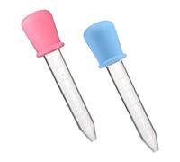 Lot de 2 pipettes compte-gouttes en silicone pour travaux manuels