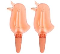 Lot de 2 piquets d'arrosage automatiques pour plantes | Bird Design Arrosage goutte à goutte pour plantes en pot/jardins d'intérieur | Système d'arrosage automatisé avec matériau ABS | Terre