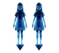 Lot de 2 piquets de jardin d'Halloween - Décoration fantôme gothique | Panneaux de cour en ABS - 2 piquets de pelouse gothiques effrayants - Décoration effrayante - Utilisation pour les cimetières