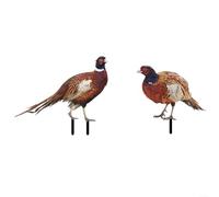 Lot de 2 piquets décoratifs de jardin pour espaces extérieurs dynamiques (AB)