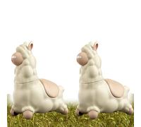 Lot de 2 pistolets à eau lama crachants - Petit pistolet à eau en alpaga - Pour jeux en plein air - Changement de direction interactif - Mini pistolet de pulvérisation - Jouet de soaker