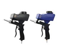 Lot de 2 pistolets à sable portables à alimentation par gravité, pour enlever la rouille, l'entretien et le nettoyage