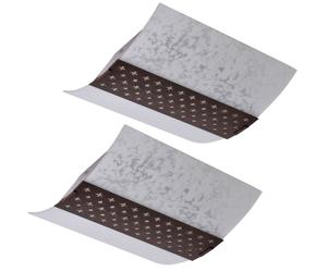 Lot de 2 plafonniers design salon éclairage spot en verre marron 332334316