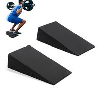 Lot de 2 Plan Incliné, Extenseurs de Mollet, Plateforme Etirement Mollets, Planche Inclinée Cheville, Mousse EVA Cale D'accroupissement pour Yoga, Les Squats, Les Étirements Des Mollets