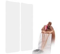 Lot de 2 planches de coloration pour salon coiffure 12, 7 x 40, 6 cm pratiques et transparentes pour surligner les cheveux outil professionnel et sûr pour salon coiffure.
