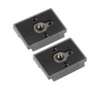 Lot de 2 Plaque de Dégagement Rapide Compatible avec Manfrotto 200PL-14 Plaque de Fixation Rapide pour Rotule de Trépied