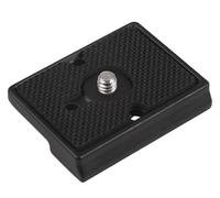 Lot de 2 Plaque de Dégagement Rapide, Plateau pour Appareils Photo, Tête de Trépied, Plaque Fixation Universelle Filetage 1/4 Pouce Accessoire Compatible Manfrotto 200PL-14, Rotule, DSLR, Caméra