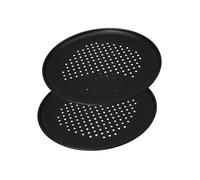Lot de 2 plaques à pizza à fond perforé 32 cm Zenker Spécial Countries