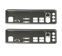 Lot de 2 plaques arrière de protection E/S pour carte mère minière B250C B75 12USB B75 8USB