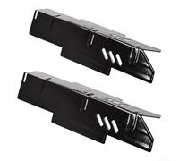 Lot de 2 plaques chauffantes de distribution de chaleur pour Dyna Glo DGF350CSP DGF350CSP-D 2 brûleurs à gaz en porcelaine et acier