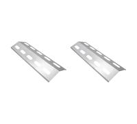 Lot de 2 plaques chauffantes en acier pour barbecue en plein air, camping, randonnée, jardin