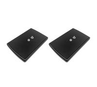 Lot de 2 plaques ? d?gagement rapide pour tr?pieds et monopodes TH-650DV avec vis de montage de 1/4 pouce, plaque de serrage pour appareil photo, noir