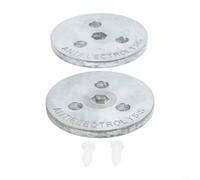 Lot de 2 plaques d'anode en zinc pour fixer le panier d'écumoire avec protection galvanisée anti-électrolyse pour améliorer la durabilité de l'équipement de piscine dans l'eau salée