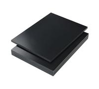 Lot de 2 plaques de bakélite noires 2/8/15/20 mm, plaque de bakélite noire 10/20/25/30 cm, plaque plate en résine phénolique for la construction(2mm x 20 x 20cm)