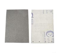 Lot de 2 plaques de base en carbone à 4 trous pour ponceuse à bande 9403 MT190 MT9, accessoire de plaque de rechange offrant une interface de montage stable, un mouvement réduit et un débit de ponçage