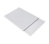 Lot de 2 plaques de cuisson antiadhésives en alliage d'aluminium pour pâtisseries feuilletées et feuilles perforées
