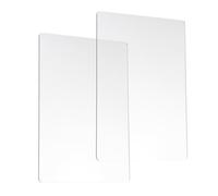 Lot de 2 plaques de découpe standard en plastique polycarbonate pour machine à gaufrer - 22 x 15 cm - Convient pour machine de découpe et de gaufrage A5
