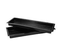 Lot de 2 plaques de pavage en bois robustes pour béton, avec finition multi-texture pour une esthétique naturelle et authentique