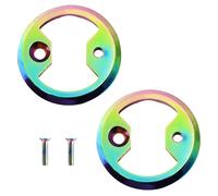 Lot de 2 plaques de pédale en titane pour vélo Pro VTT Wahoo SpeedPlay Comp Zero Aero NanoPCS (Multi)