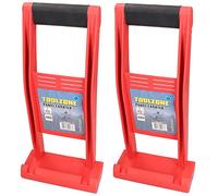 Lot de 2 plaques de plâtre pour panneau en bois avec poignée de transport 80 kg