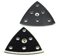 Lot de 2 plaques de ponçage Velcro pour ponceuse triangulaire Festool compatible avec DX 93 et RO 90 DX